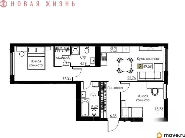 Квартира продажа в Самара, Самарская область