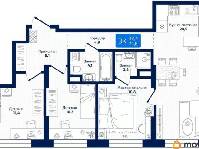 Квартира продажа в Самара, Самарская область