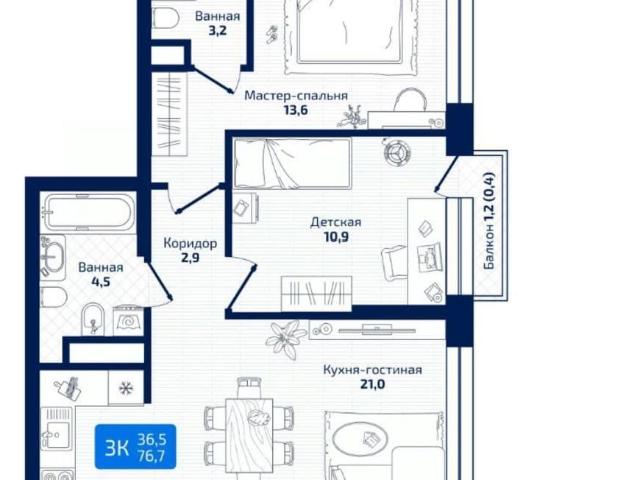 Квартира продажа в Самара, Самарская область