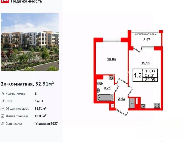 Квартира продажа в Шушары