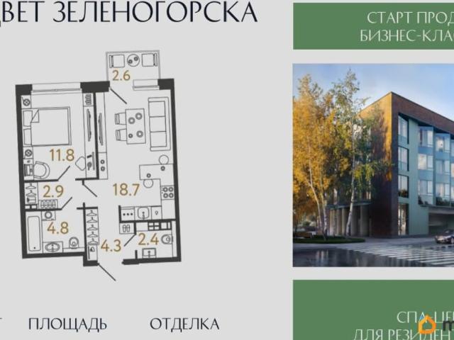 Квартира продажа в Зеленогорск