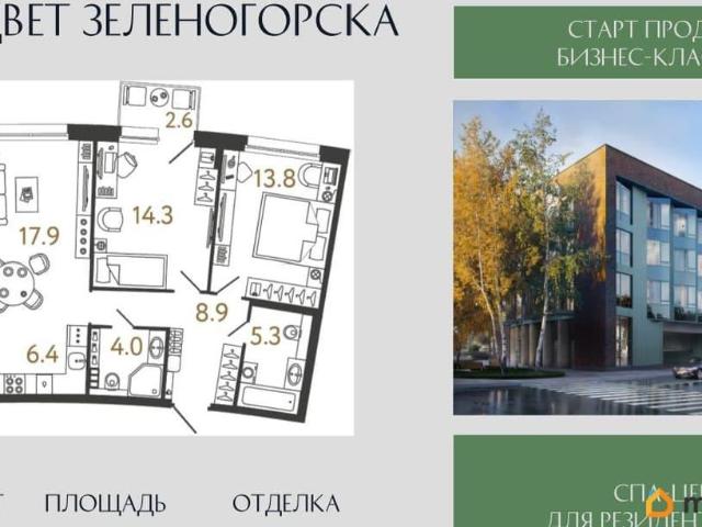 Квартира продажа в Зеленогорск