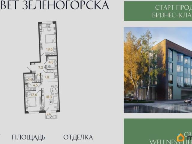 Квартира продажа в Зеленогорск