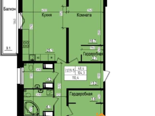 Квартира продажа в Торфяное, Парголово