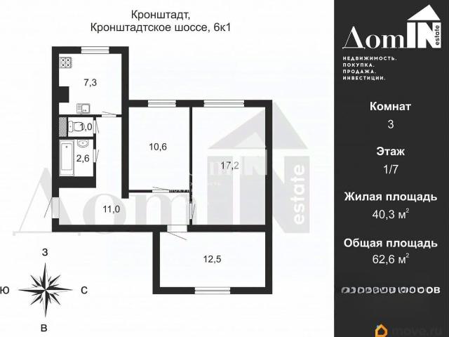 Квартира продажа в Кронштадт