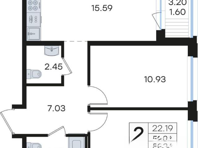 Квартира продажа в Парголово