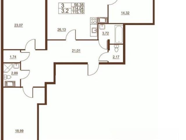 Квартира продажа в Шушары