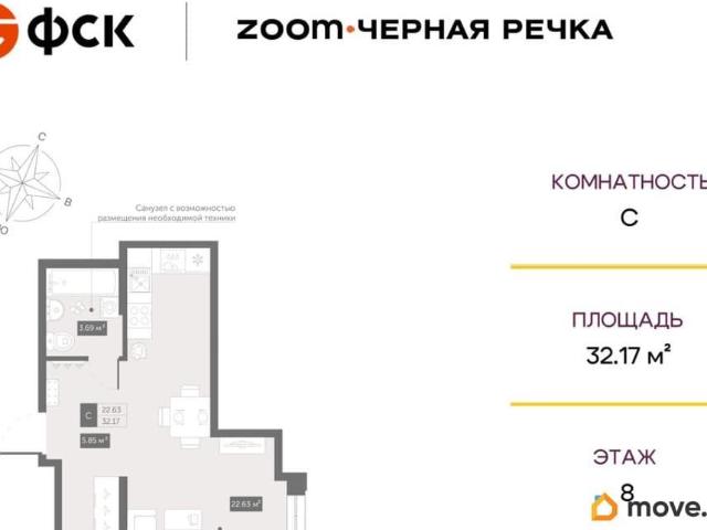 Квартира продажа в округ Ланское, Санкт-Петербург