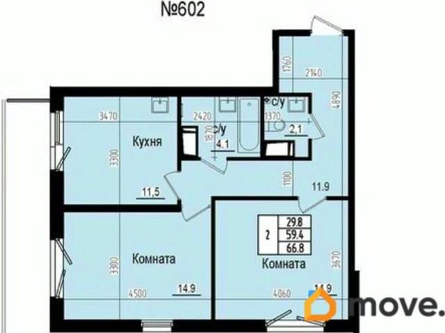Квартира продажа в Торфяное, Парголово