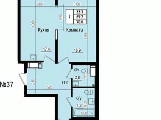 Квартира продажа в Торфяное, Парголово