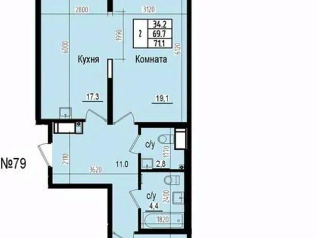 Квартира продажа в Торфяное, Парголово