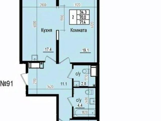 Квартира продажа в Торфяное, Парголово