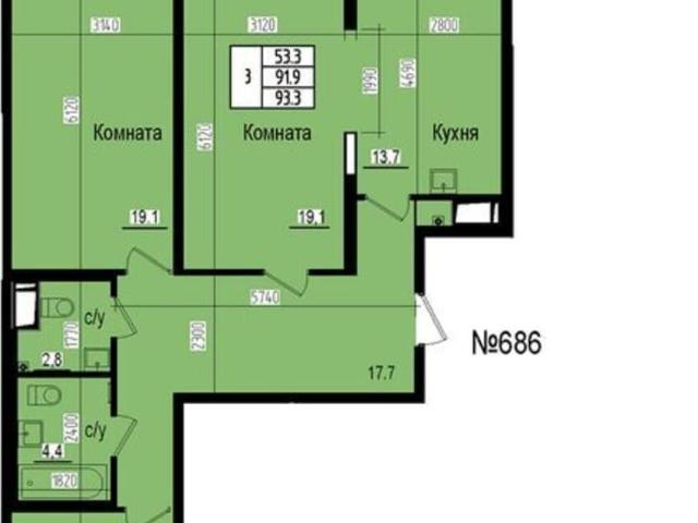 Квартира продажа в Торфяное, Парголово