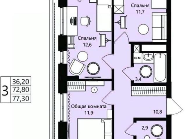 Квартира продажа в Саранск, Мордовия Республика