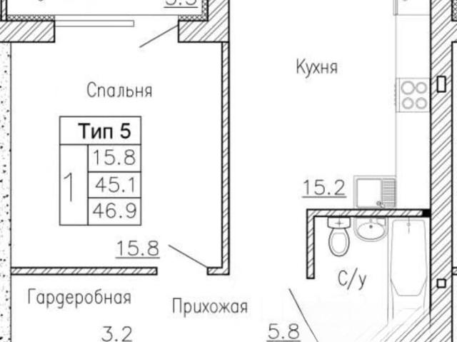 Квартира продажа в Ямное, Воронежская область