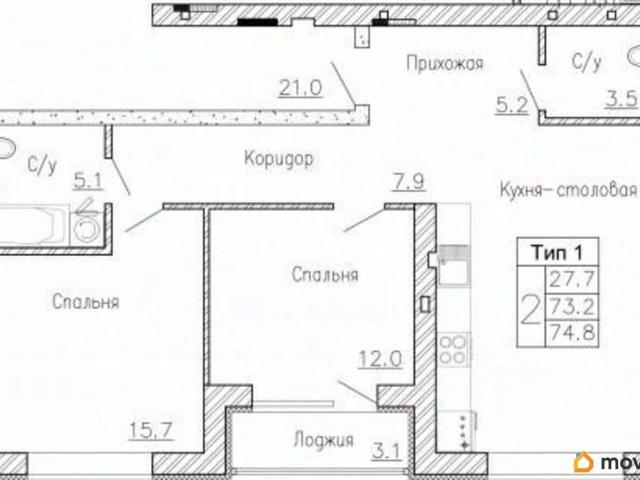 Квартира продажа в Ямное, Воронежская область