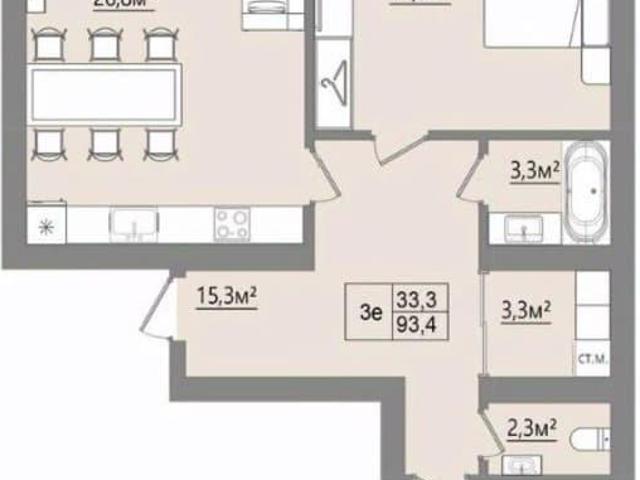 Квартира продажа в Ямное, Воронежская область