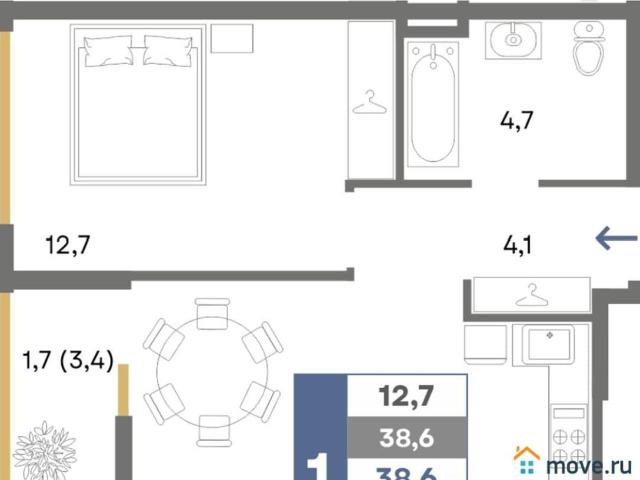 Квартира продажа в Комсомольское