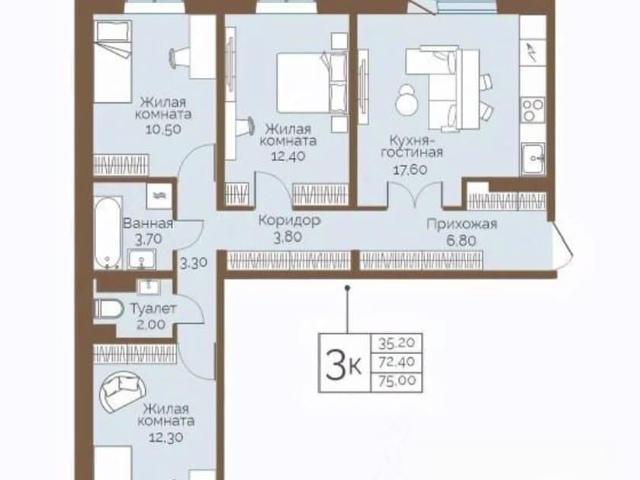 Квартира продажа в Фролы, Пермский Край