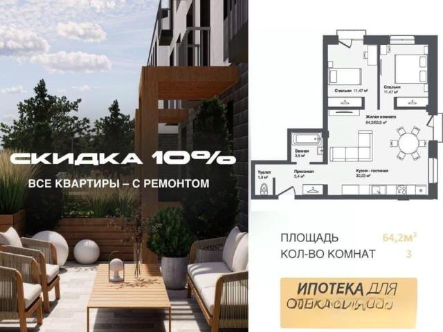 Квартира продажа в Каменка, Новосибирская область