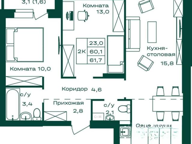 Квартира продажа в Майминское, Майминский Р-н