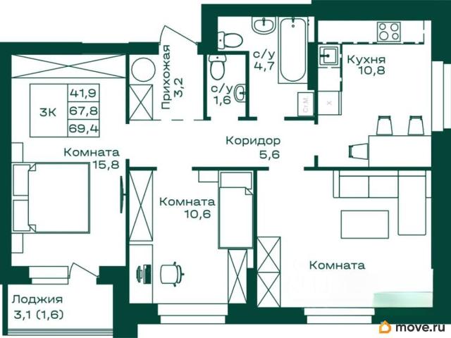 Квартира продажа в Майминское, Майминский Р-н