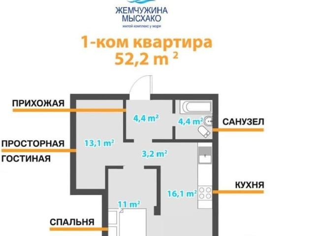 Квартира продажа в Мысхако С, Краснодарский Край