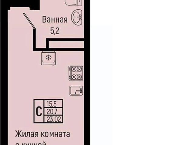 Квартира продажа в 3-й микрорайон, Ольгинка