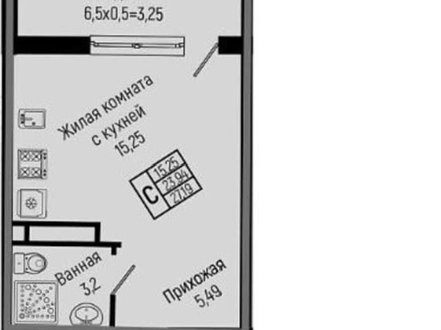 Квартира продажа в 3-й микрорайон, Ольгинка