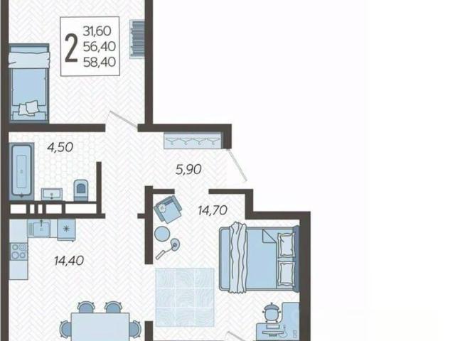 Квартира продажа в Хостинский внутригородской район, Раздольное