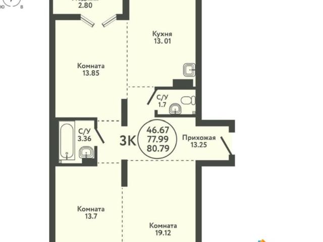 Квартира продажа в Верх-Тула, Новосибирская область