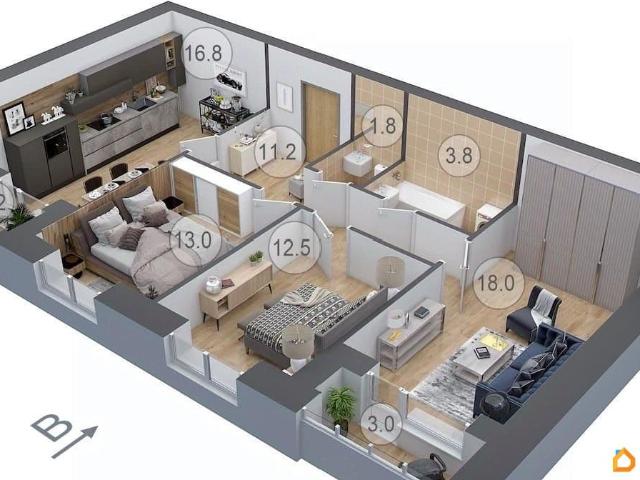 Квартира продажа в Семилуки, Воронежская область