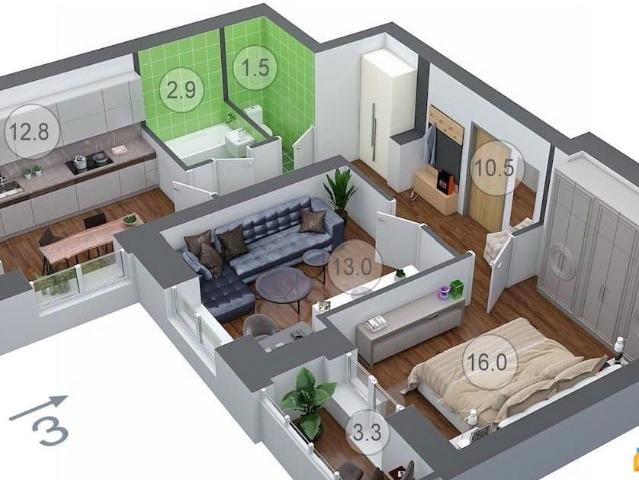 Квартира продажа в Семилуки, Воронежская область