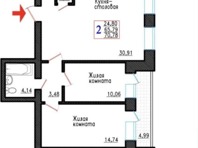 Квартира продажа в Семилуки, Воронежская область