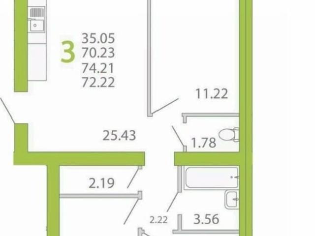 Квартира продажа в Семилуки, Воронежская область