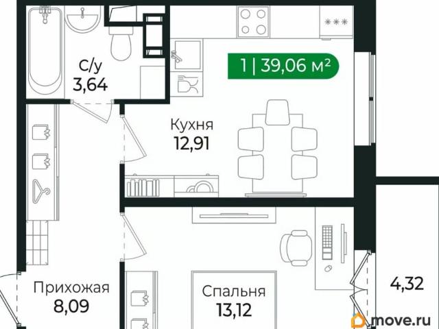 Квартира продажа в Сертолово-1, Сертолово