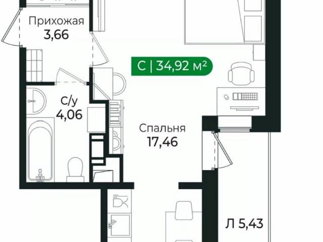 Квартира продажа в Сертолово-1, Сертолово