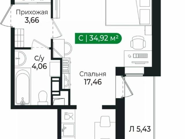 Квартира продажа в Сертолово-1, Сертолово