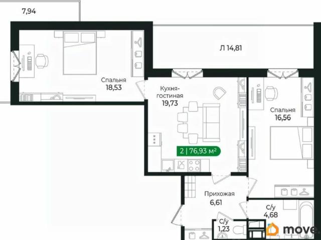 Квартира продажа в Сертолово-1, Сертолово