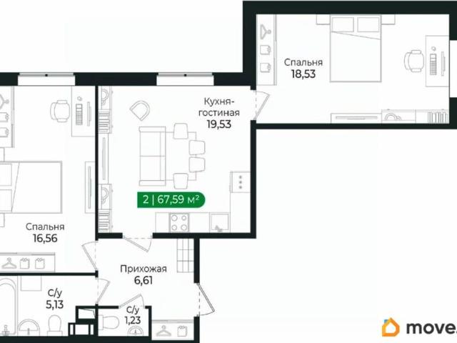 Квартира продажа в Сертолово-1, Сертолово