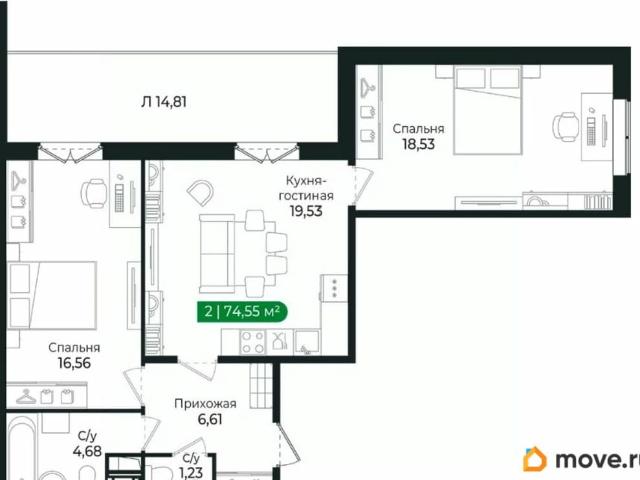 Квартира продажа в Сертолово-1, Сертолово