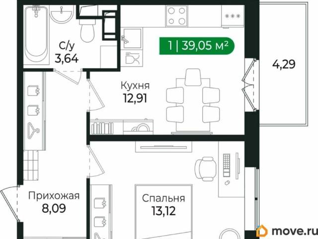 Квартира продажа в Сертолово-1, Сертолово