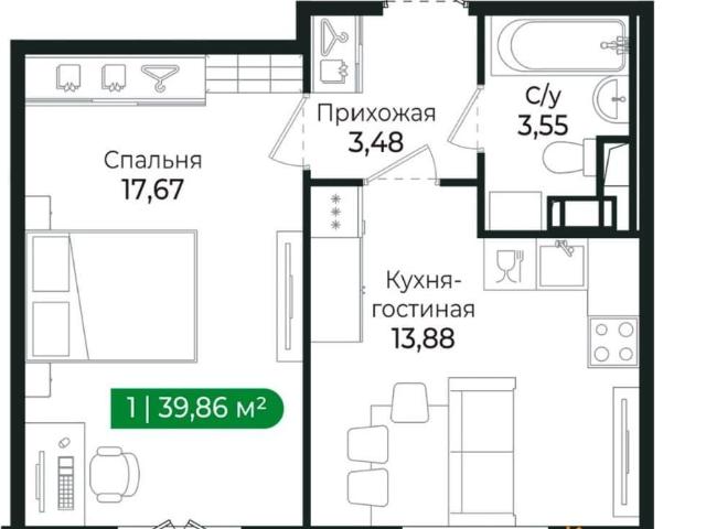 Квартира продажа в Сертолово-1, Сертолово
