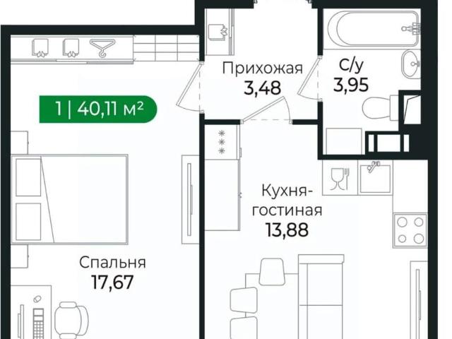 Квартира продажа в Сертолово-1, Сертолово