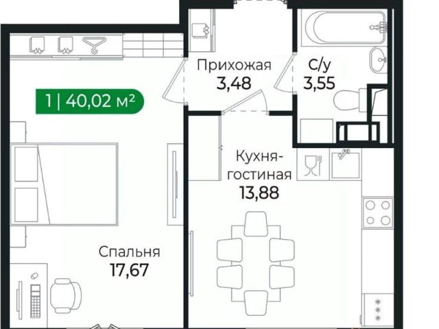 Квартира продажа в Сертолово-1, Сертолово