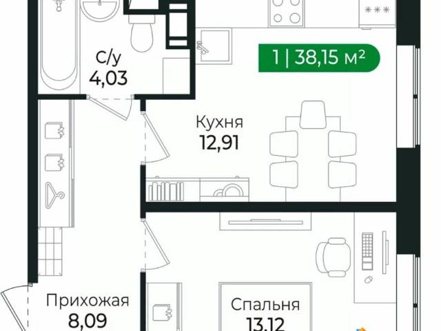 Квартира продажа в Сертолово-1, Сертолово