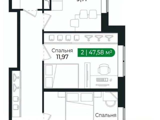 Квартира продажа в Сертолово-1, Сертолово