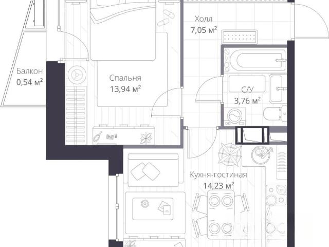 Квартира продажа в Сертолово-1, Сертолово