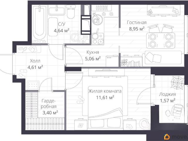 Квартира продажа в Сертолово-1, Сертолово