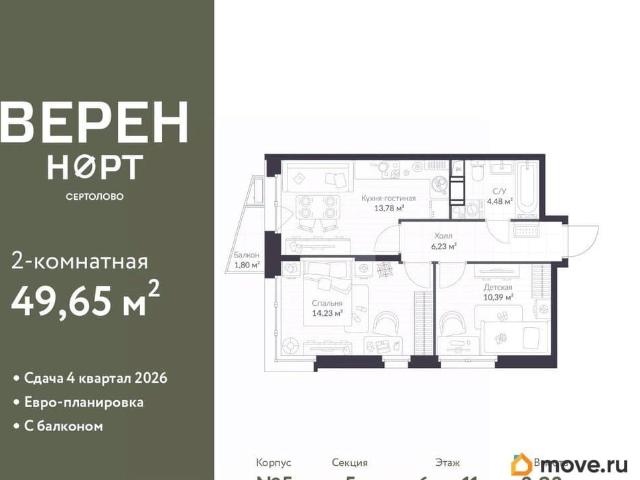 Квартира продажа в Сертолово-1, Сертолово